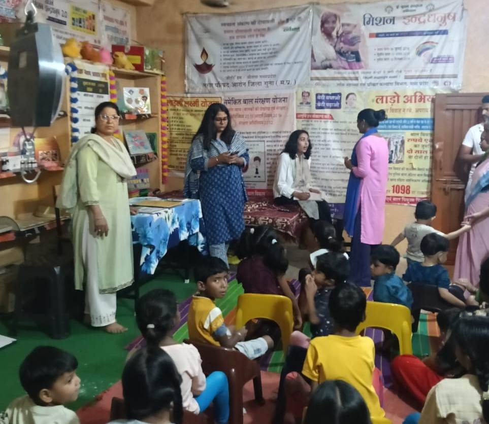 Irregularities Found in Surprise Inspections of Anganwadi Centers in Guna; Improvement Directives Issued