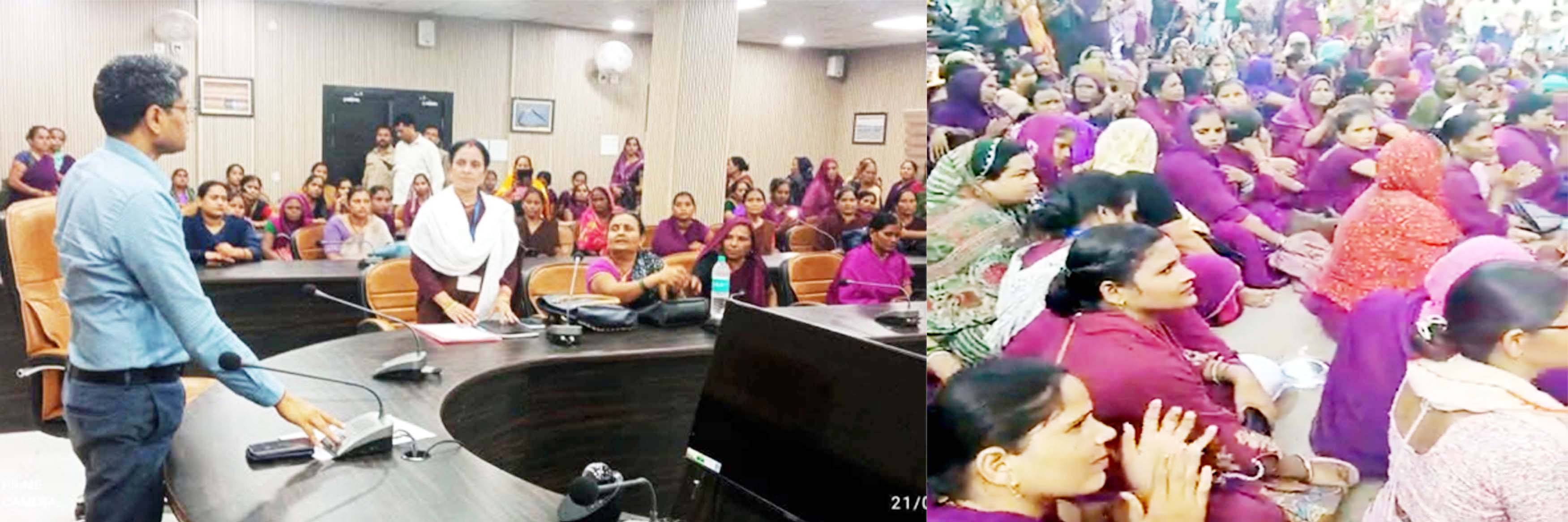 ASHA Workers Protest, Accuse Vaccination Officer of Misconduct and Embezzlement