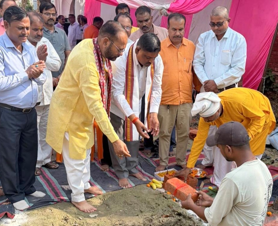 Foundation Laid for New Classrooms at Balrampur Sanskrit School