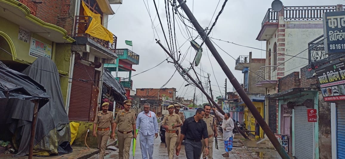 Balrampur Reels from Storm: 300 Poles Down, Rural Power Restoration May Take Three Days