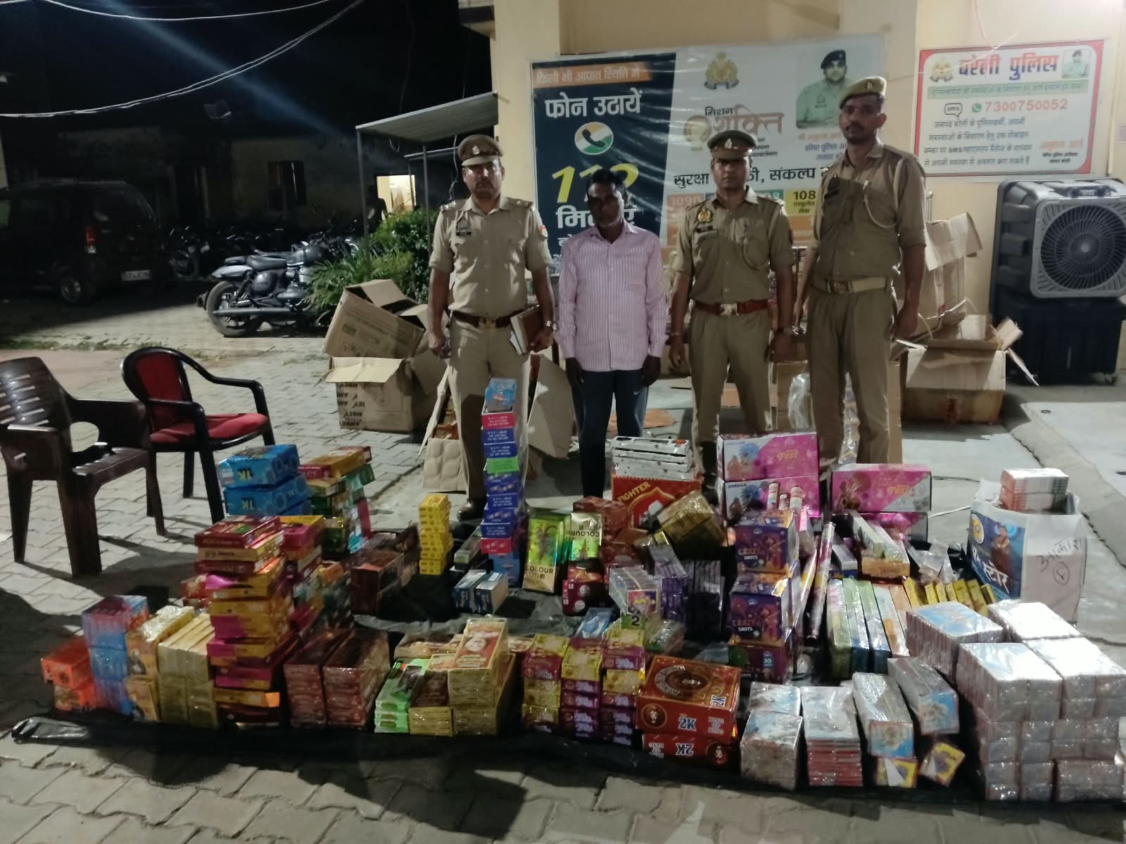 Illegal Firecrackers Worth ₹5 Lakh Seized in Bareilly, Shopkeeper Arrested
