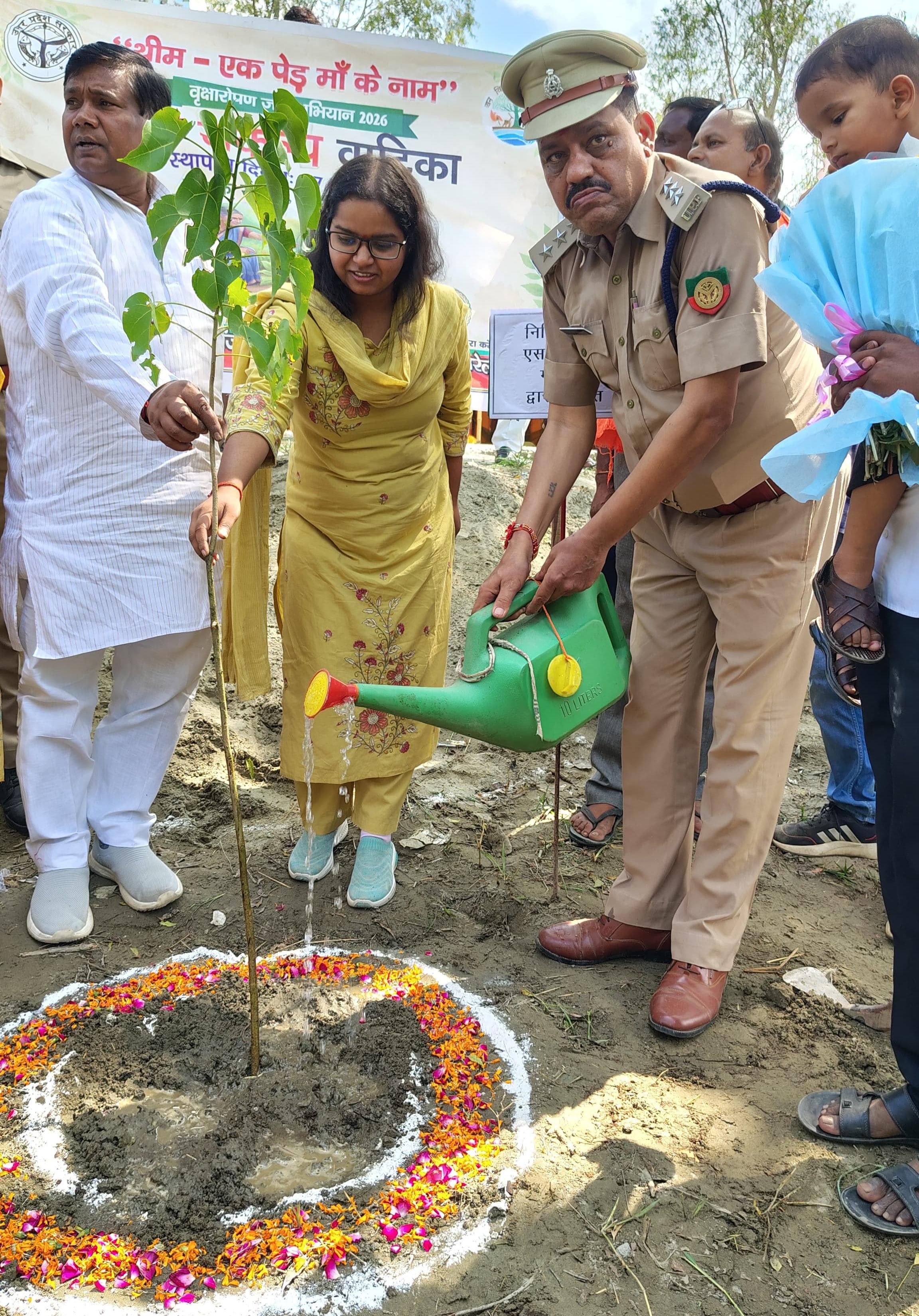 Intensive Tree Plantation Drive in Sevajwalapur, MLA and SDM Ignite Green Movement