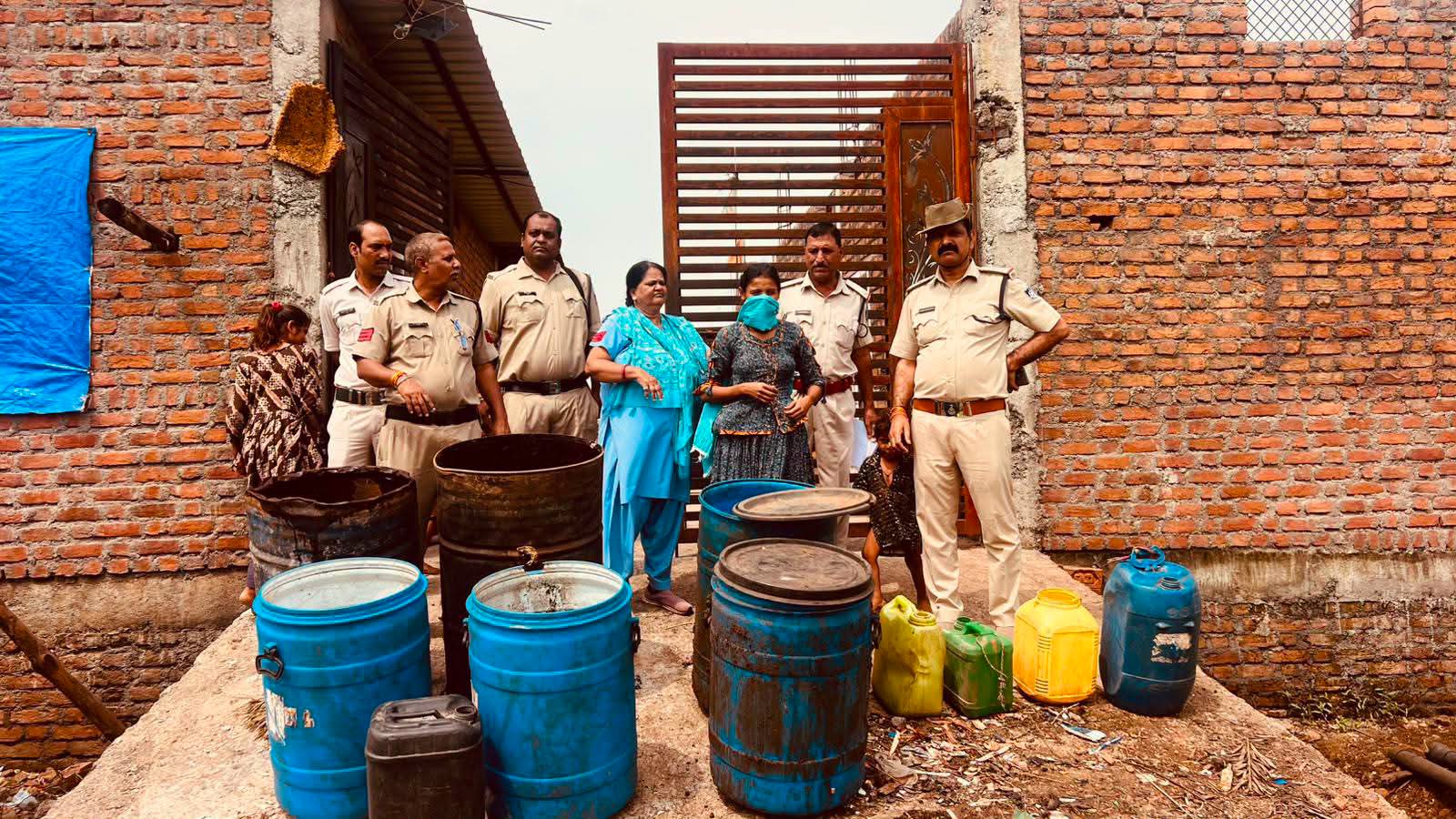 Guna: Materials for Illegal Liquor Manufacturing Destroyed, Two Women Arrested