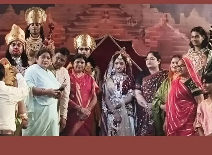 Grand Ramlila Staged in Baldevgarh; BJP District President Seeks Blessings