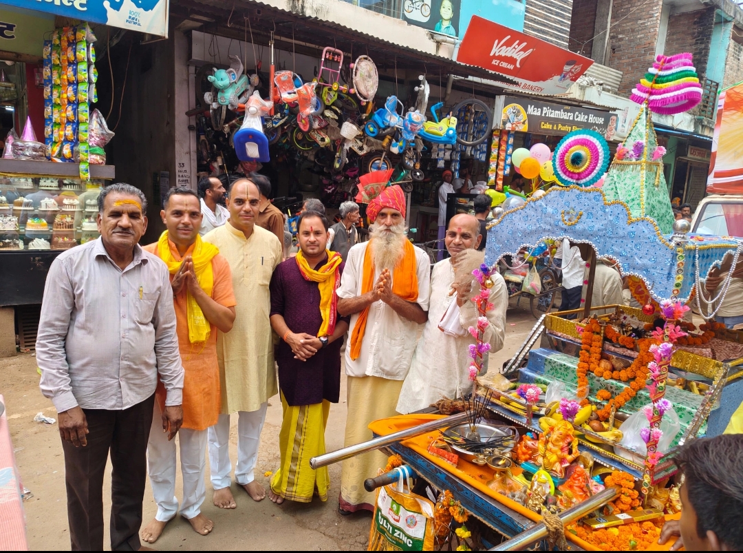 Procession of Deities Marks Jaljhulni Ekadashi in Aron