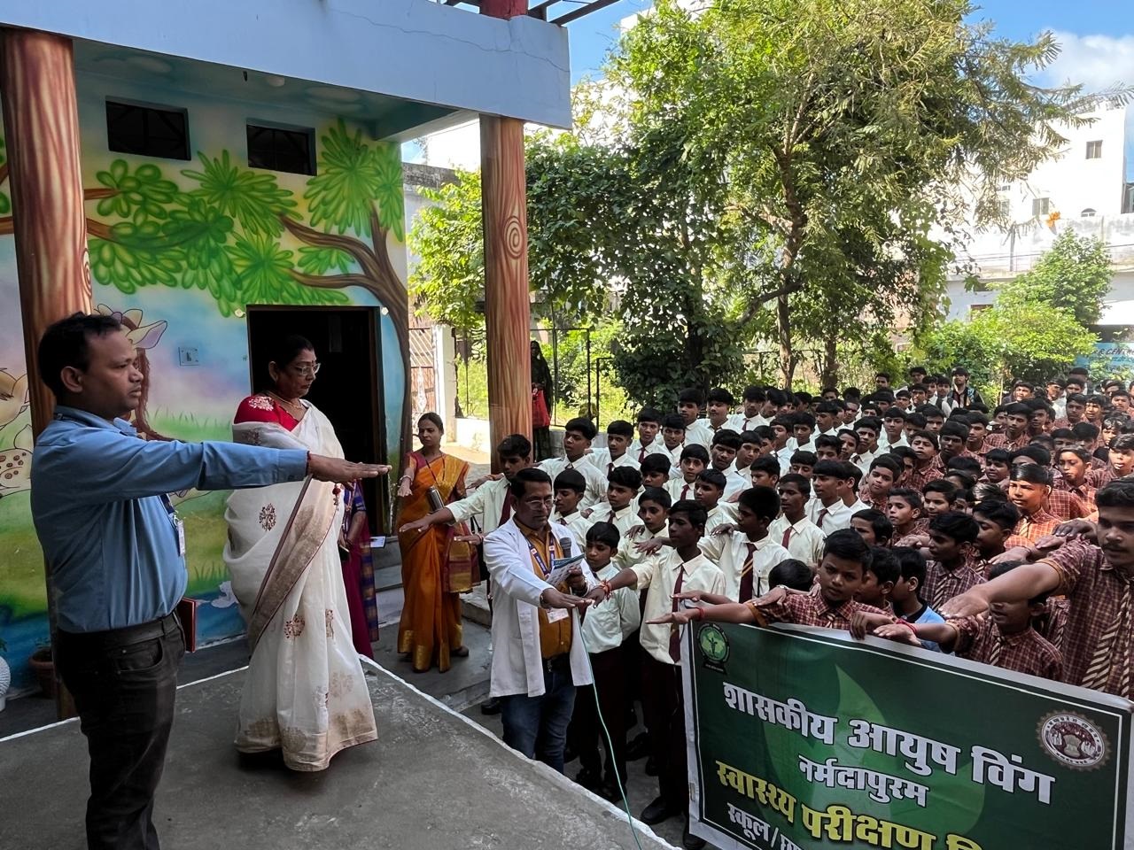 Ayush Department Gears Up for Ayurveda Day in Narmadapuram with Public Awareness Campaigns