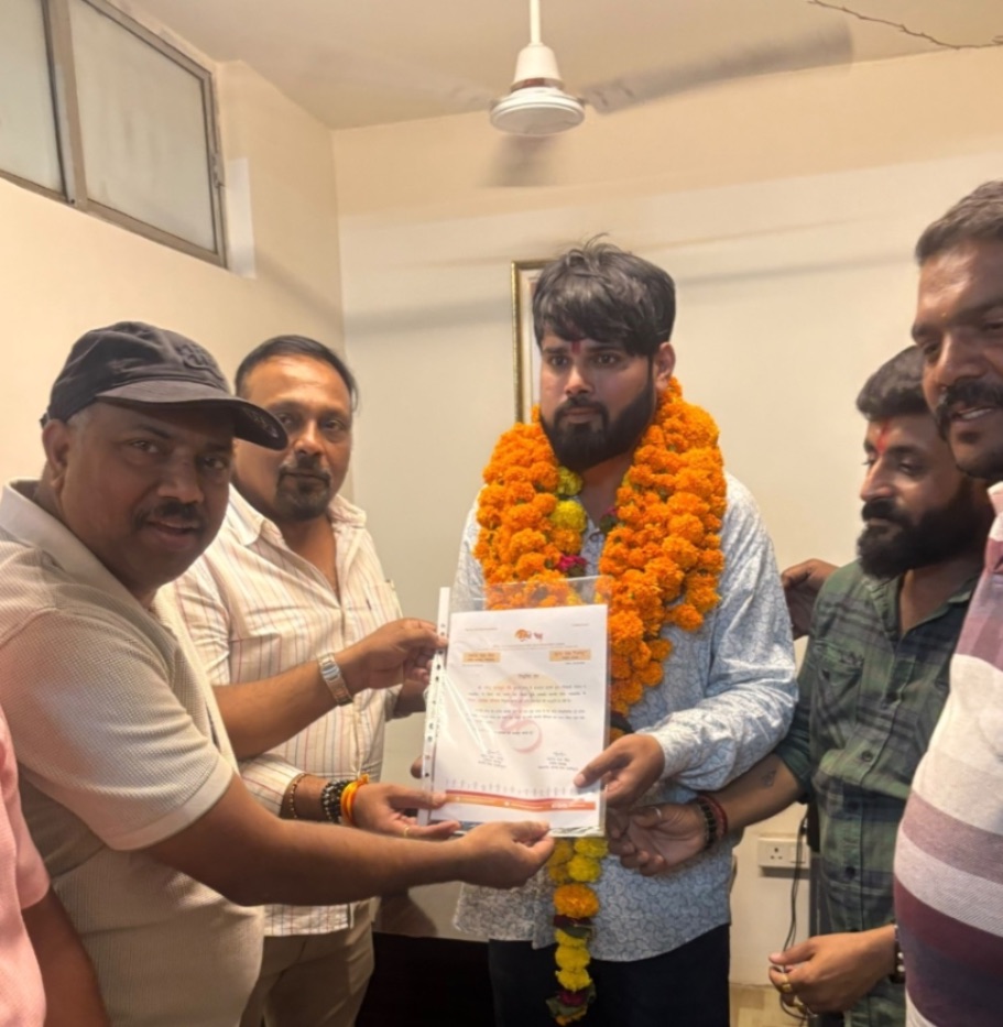 Sonu Rajput Appointed Karni Sena Bhopal District President, Given New Responsibility
