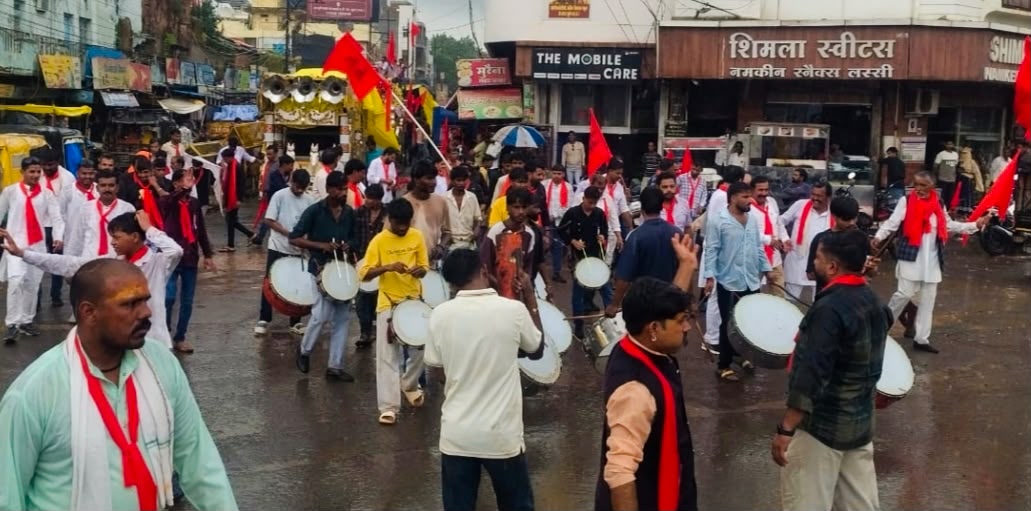 गुना में गुर्जर समाज की भव्य राधाष्टमी शोभायात्रा, भक्तिमय हुआ माहौल