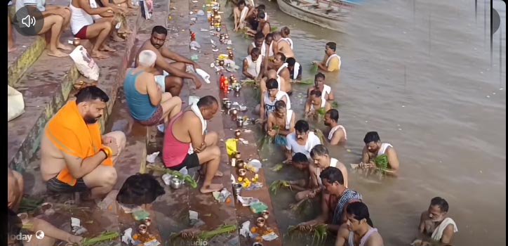 Devotees Flock to Narmadapuram's Sethani Ghat for Ancestral Offerings