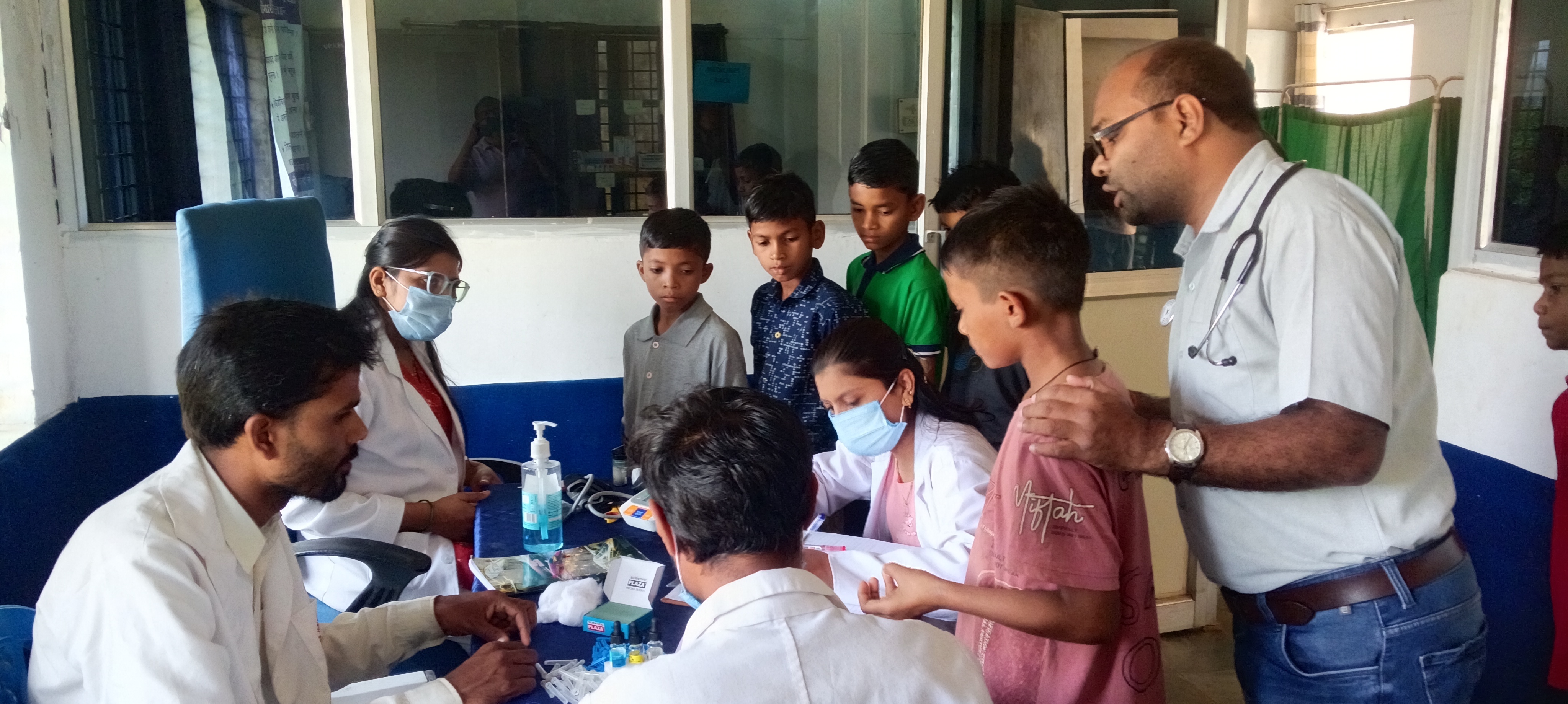 Health Check-up for 114 Students at Shahpura Hostel, Records Compiled
