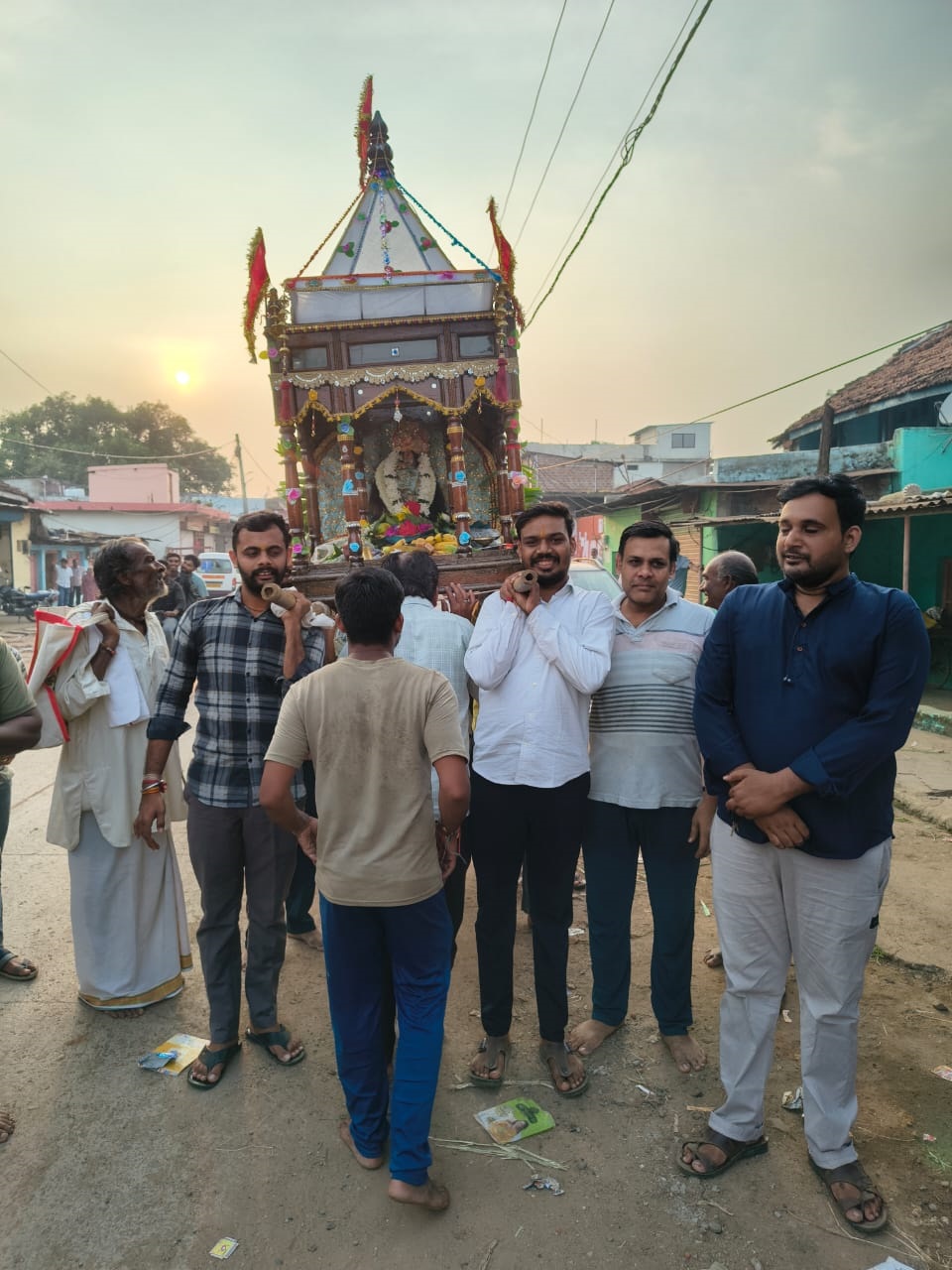 Grand Procession Marks Jaljhulni Ekadashi in Semri Harchand