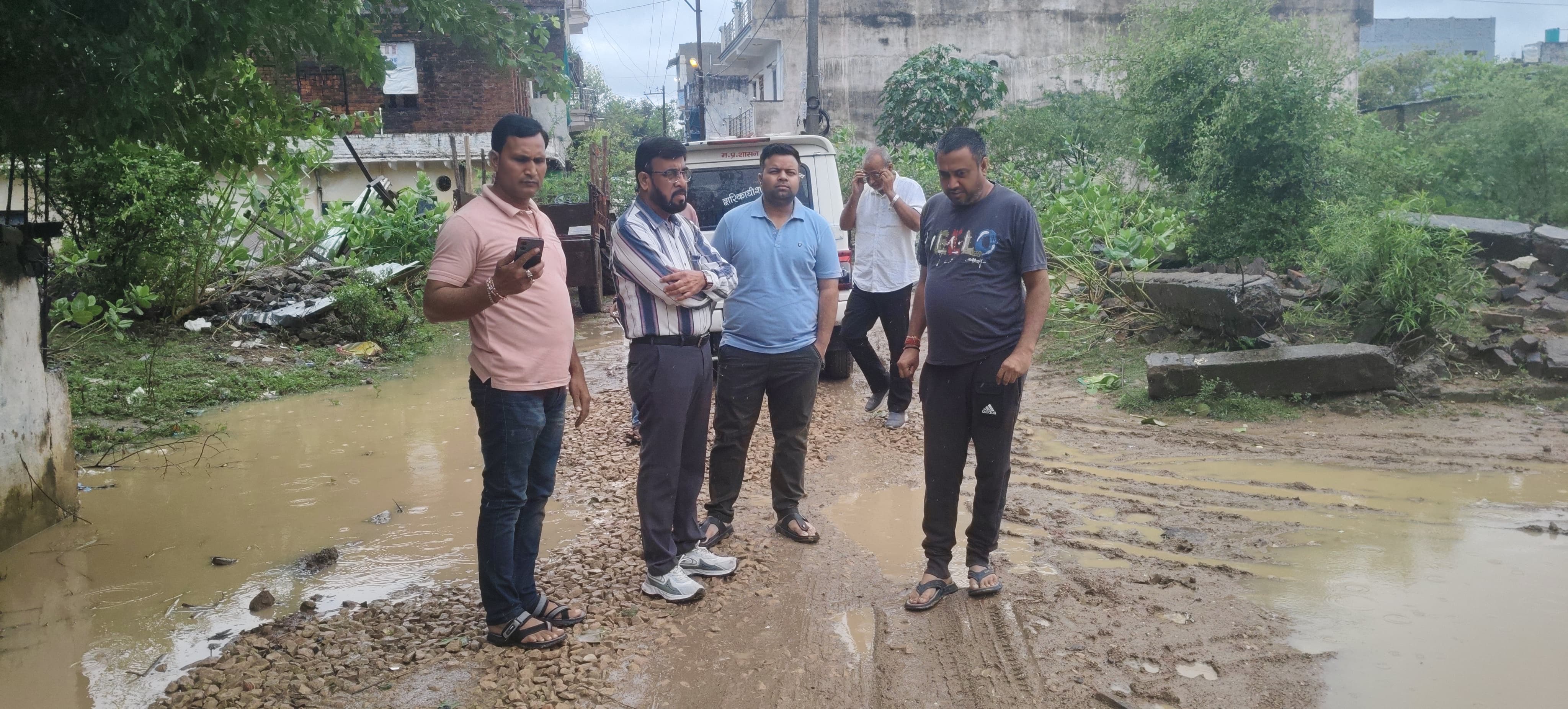 Bhind Grapples with Torrential Rains; Administration Assesses Drainage Systems