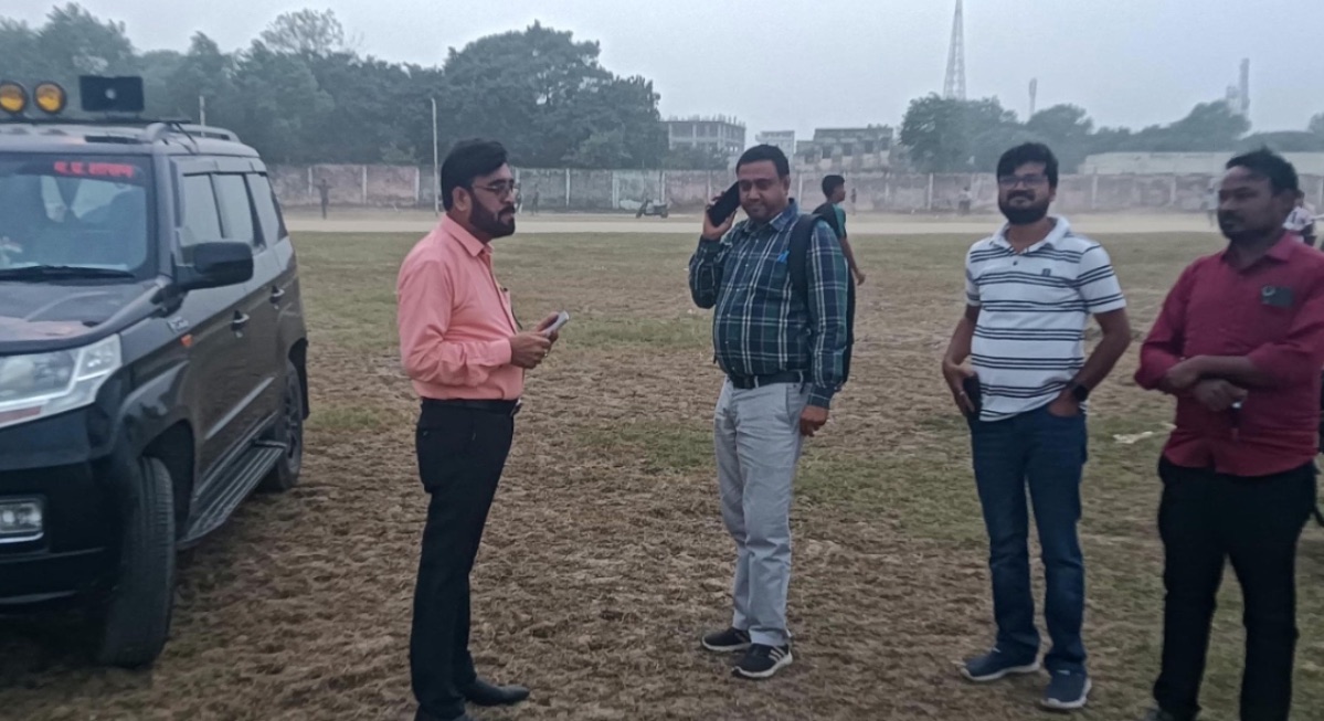 Bhind Gears Up for Dussehra: CMO Inspects Stadium Security Arrangements