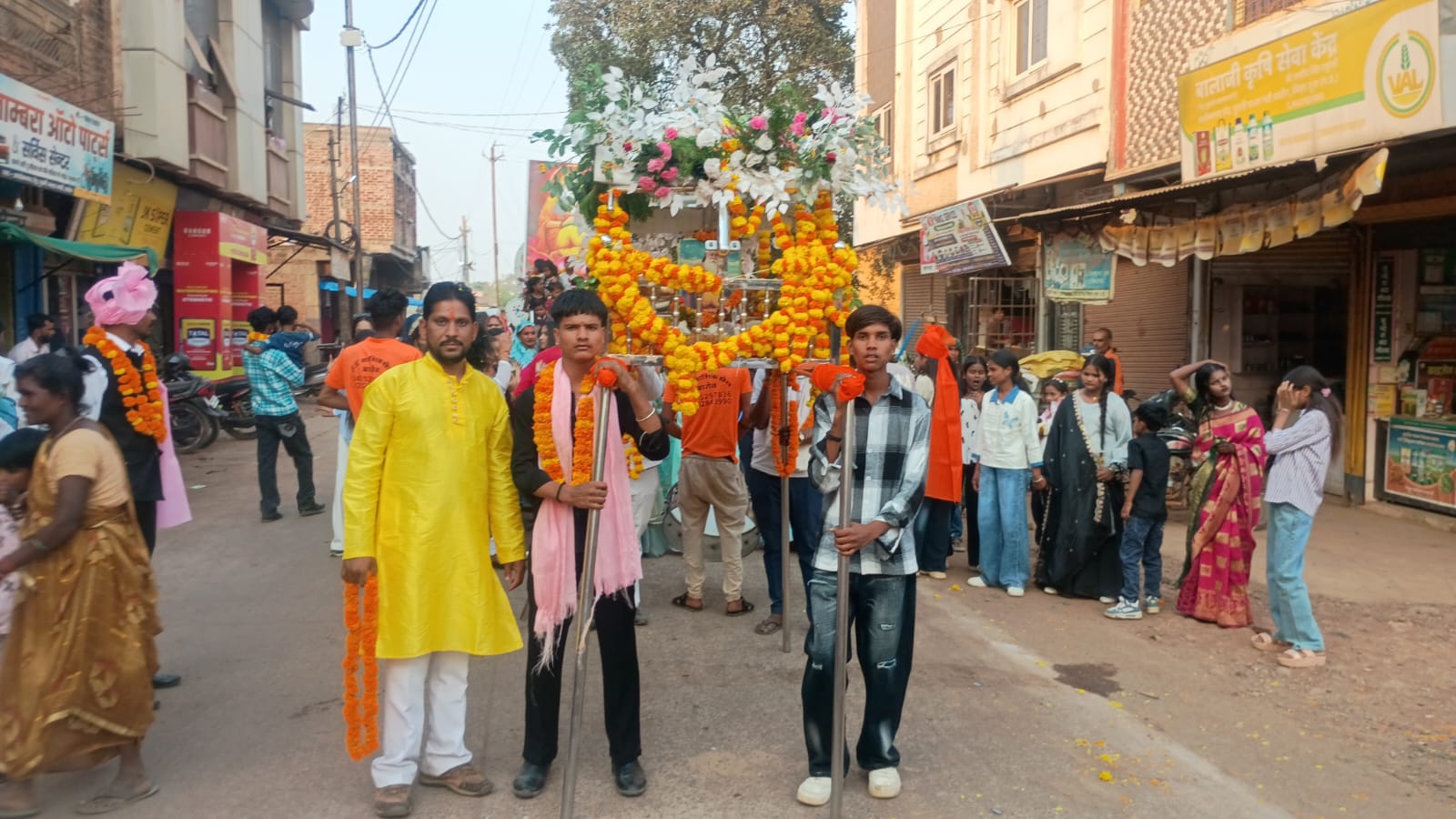 Grand Celebration of Maharshi Valmiki Jayanti in Aaron, Procession Taken Out