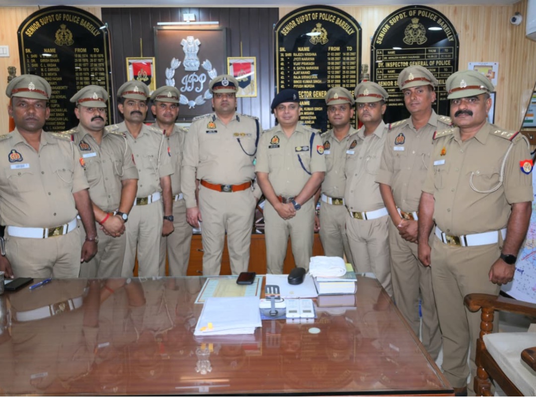Eight Sub-Inspectors Promoted to Inspector Rank in Bareilly Traffic Police