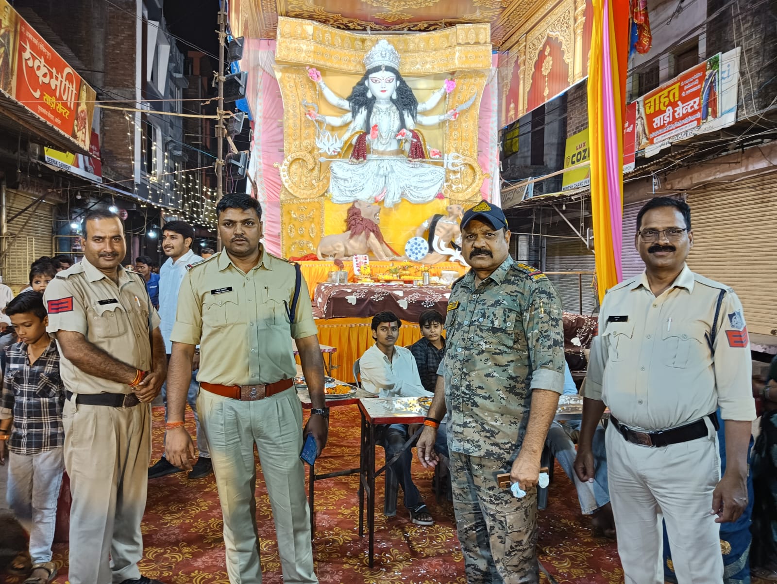 Guna Navratri: SP Inspects Temples, Tight Security Measures in Place