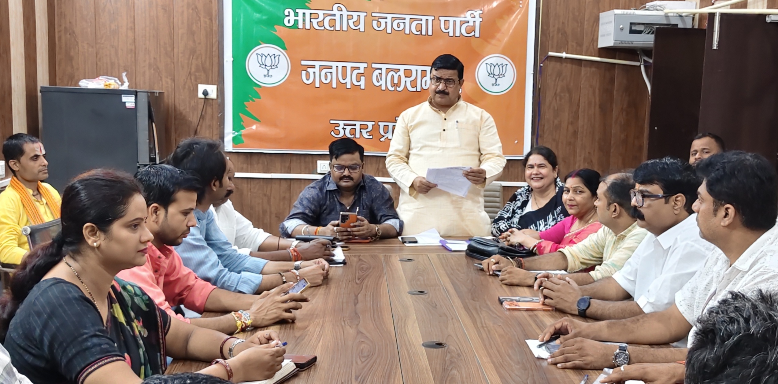 BJP Prepares for 'Seva Sankalp Abhiyan' in Balrampur