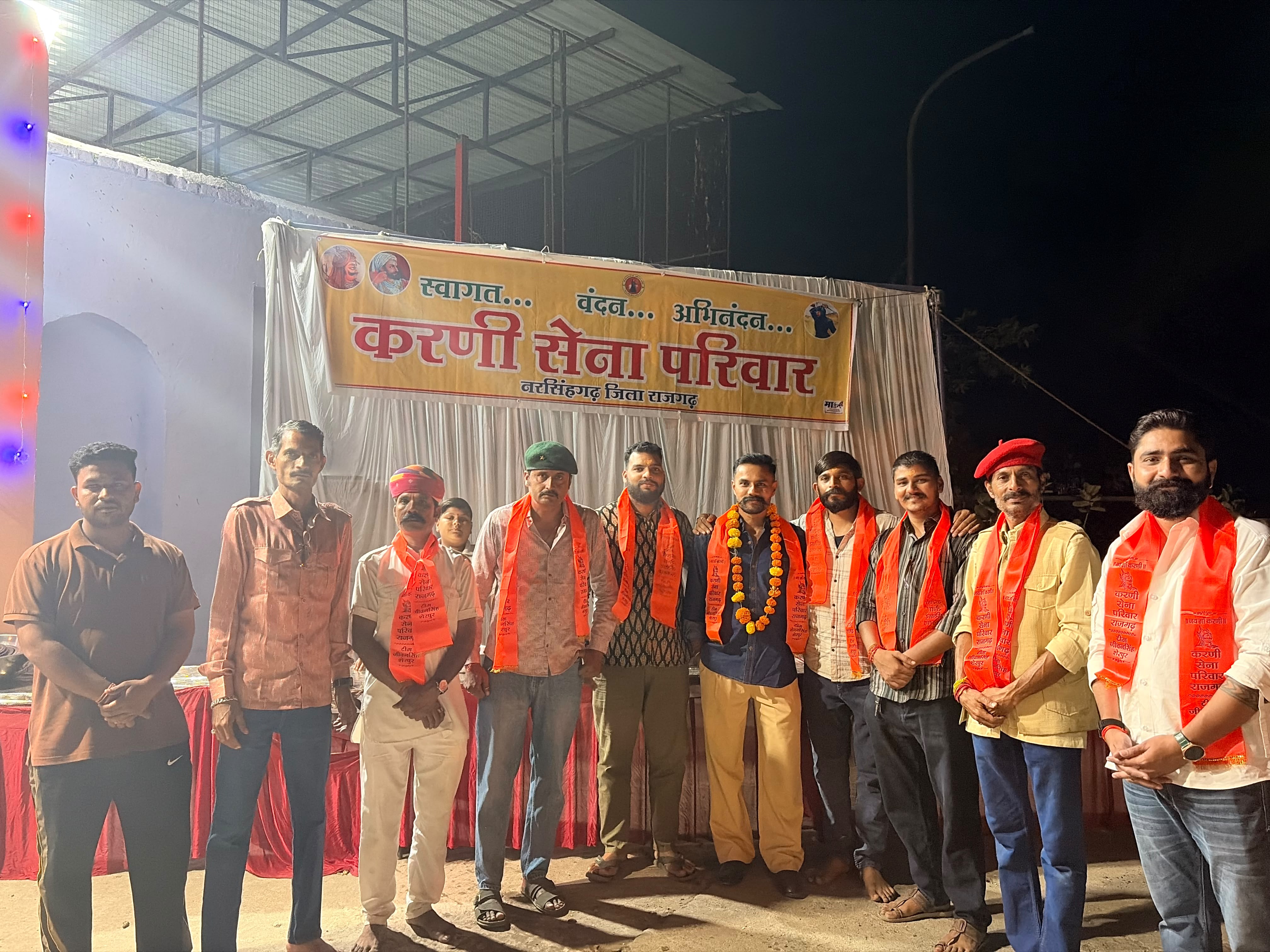 Chhappan Bhog and Water Service Inaugurated at Narsinghgarh Karni Mata Temple